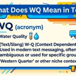 What Does WQ Mean in Text