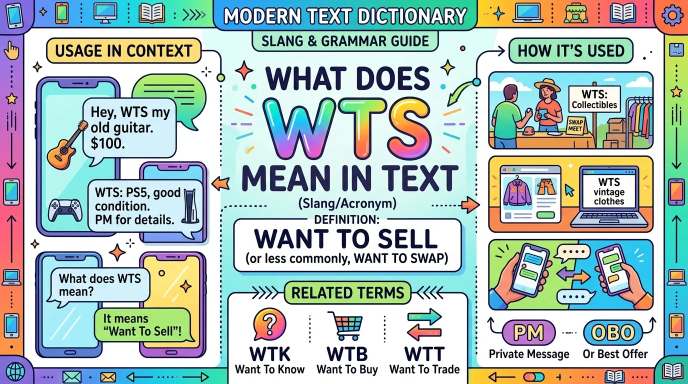 What Does WTS Mean in Text