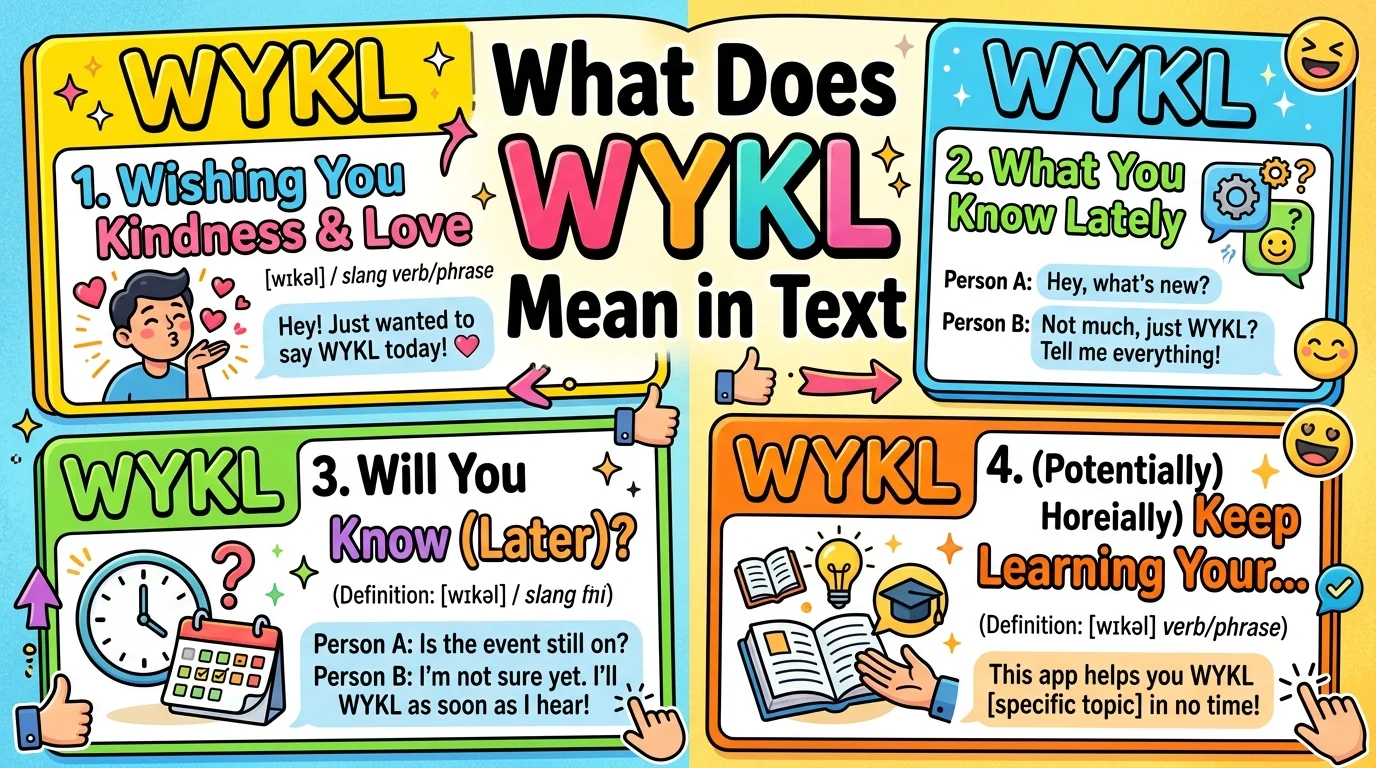 What Does WYKL Meaning