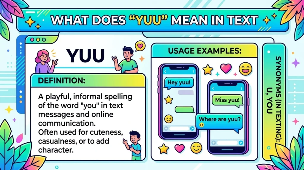 What Does “Yuu” Mean in Text