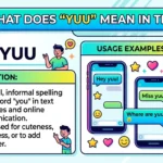 What Does “Yuu” Mean in Text