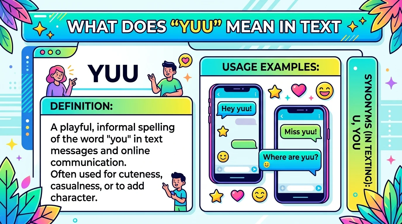 What Does “Yuu” Mean in Text