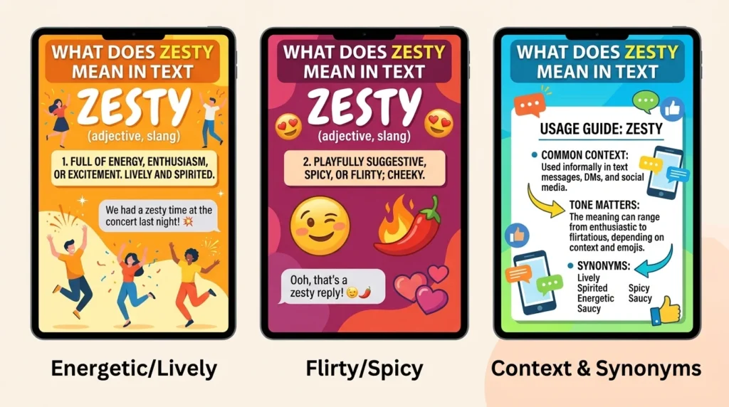 What Does Zesty Meaning