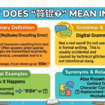 What Does “貈锟�” Mean in Text
