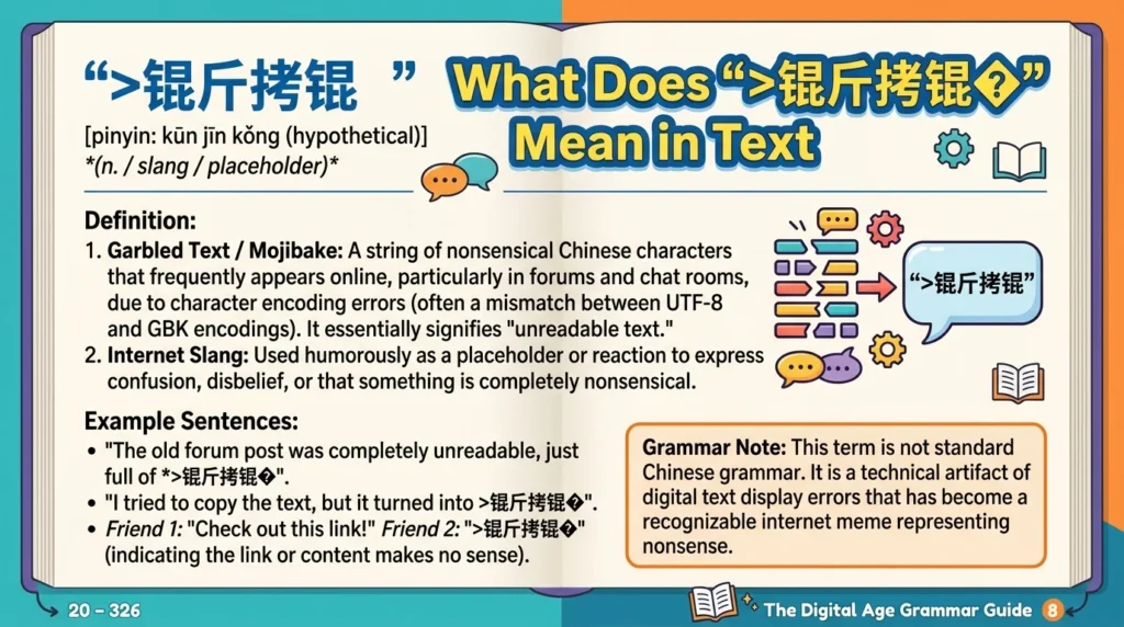 What Does “锟斤拷锟�” Meaning