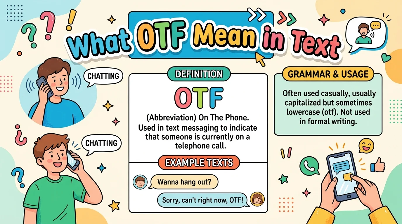 What OTF Mean in Text