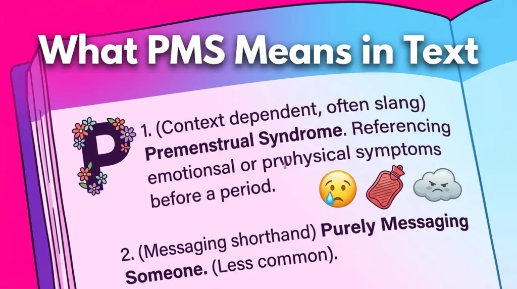 What PMS Meaning