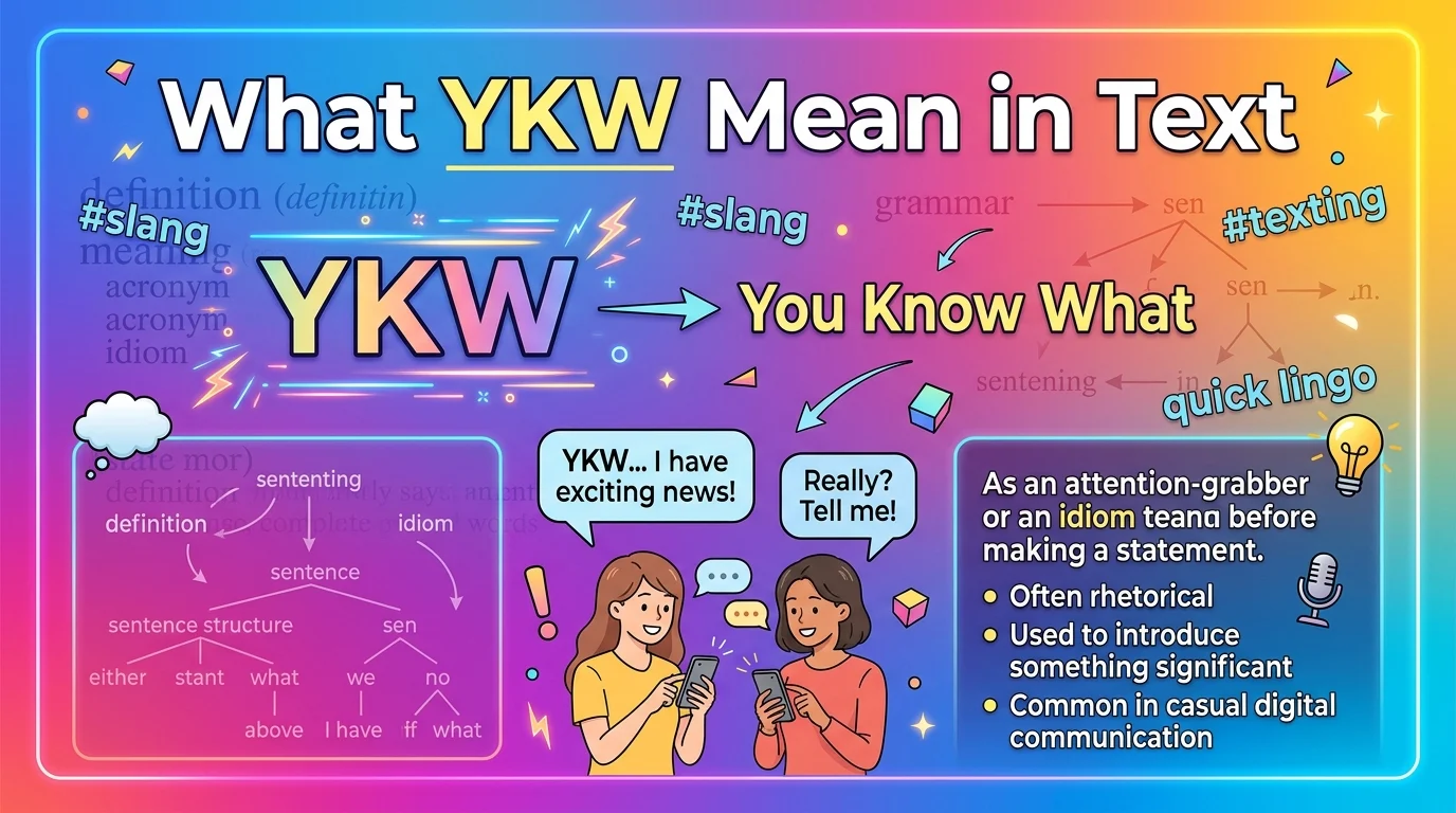 What YKW Mean in Text